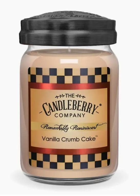 The Candleberry Company Vanilla Crumb Cake™, Large Jar Candle