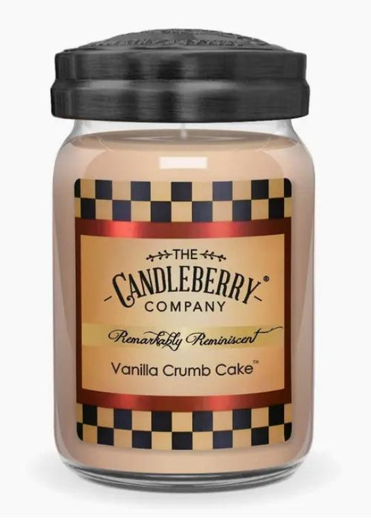 The Candleberry Company Vanilla Crumb Cake™, Large Jar Candle