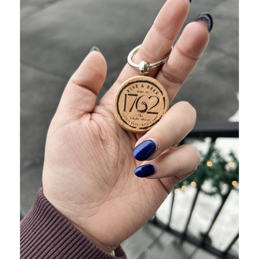 1762 Wine & Brew Custom Keychain