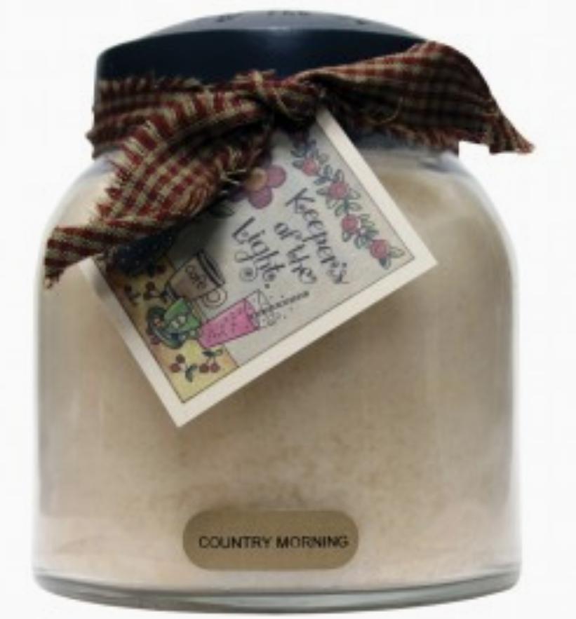 34oz Papa Jar Candle (Country Morning)