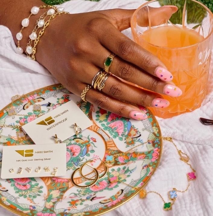 Olivia Mixed Metal Stacked Ring Set
