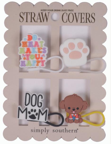 Simply Southern Straw Cover (Paw Print)