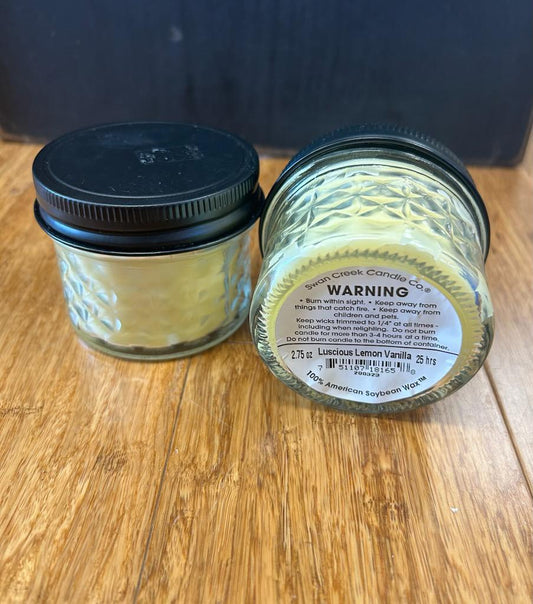Luscious Lemon Vanilla Candle (2.75 oz)