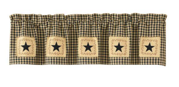 Star Parch Lined Valance