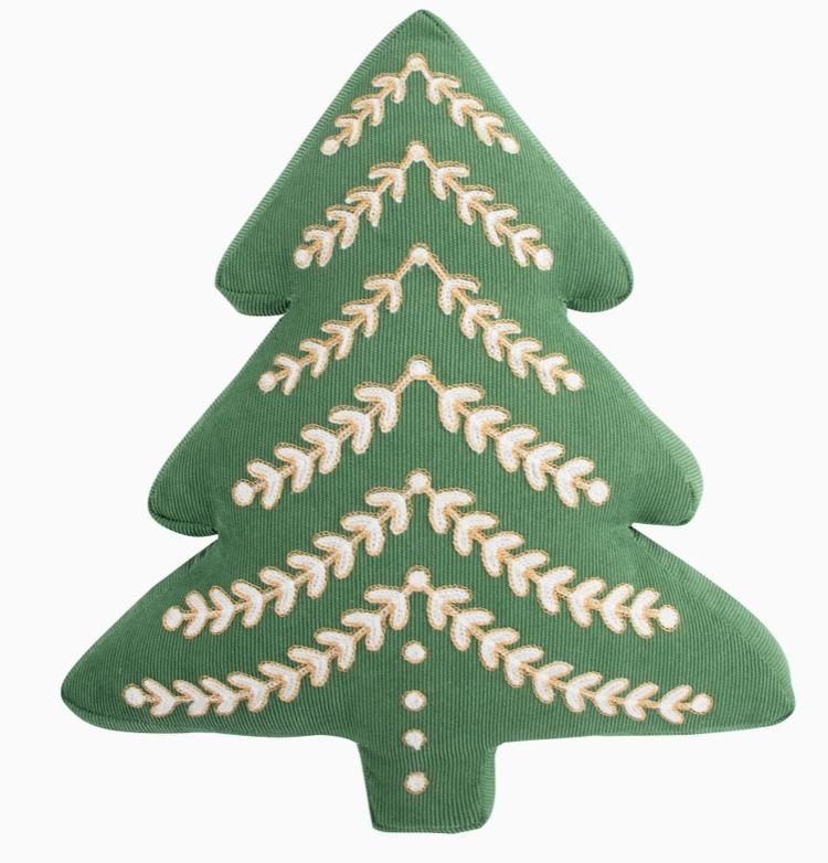 Tree Festival Tree Shape Pillow