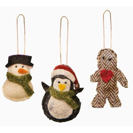 Felt Christmas Ornaments