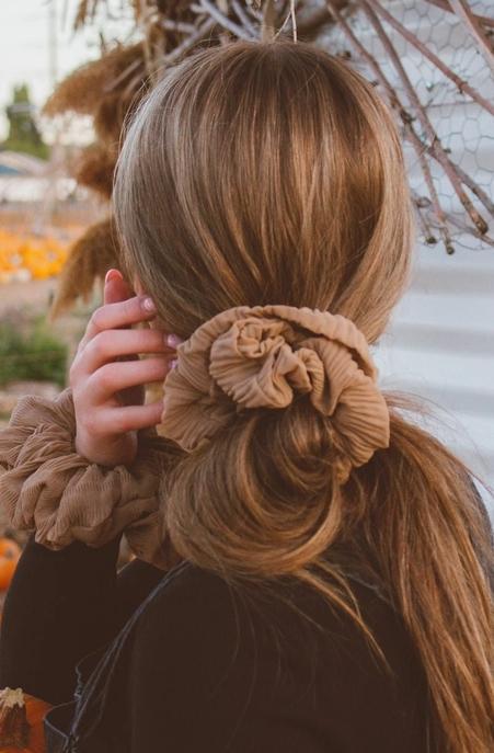 Brown Sugar Jumbo Scrunchie