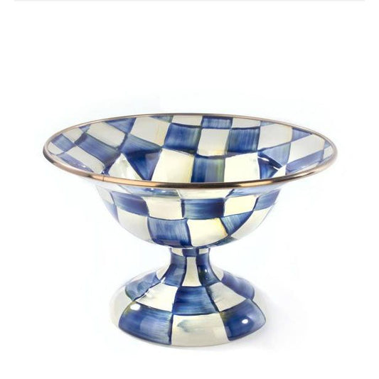 Mackenzie Childs Royal Check Compote (Small)