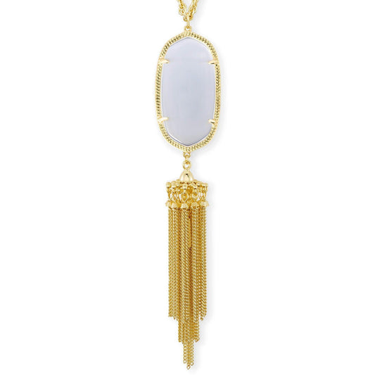 Kendra Scott Rayne Long Pendant Necklace in Slate