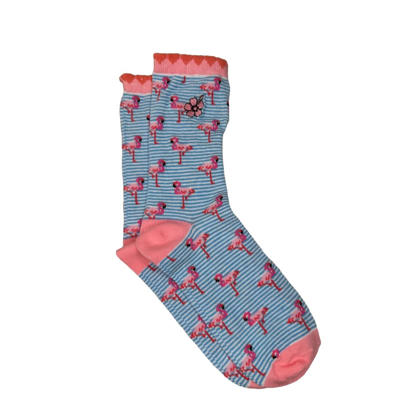 Simply Southern Socks (Flamingo)
