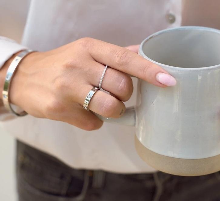 Corinne Silver Ring