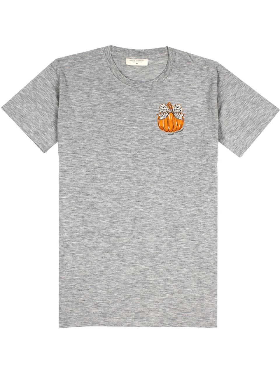 Simply Southern Bow Pumpkin Short Sleeve Tee