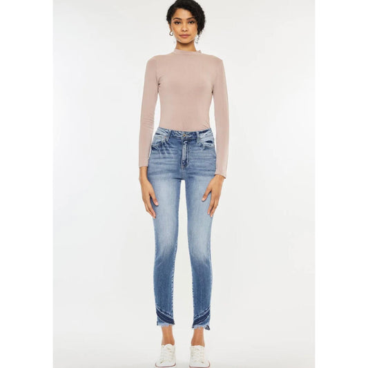 KanCan Shiloh High Rise Ankle Skinny Jeans (Medium Wash)