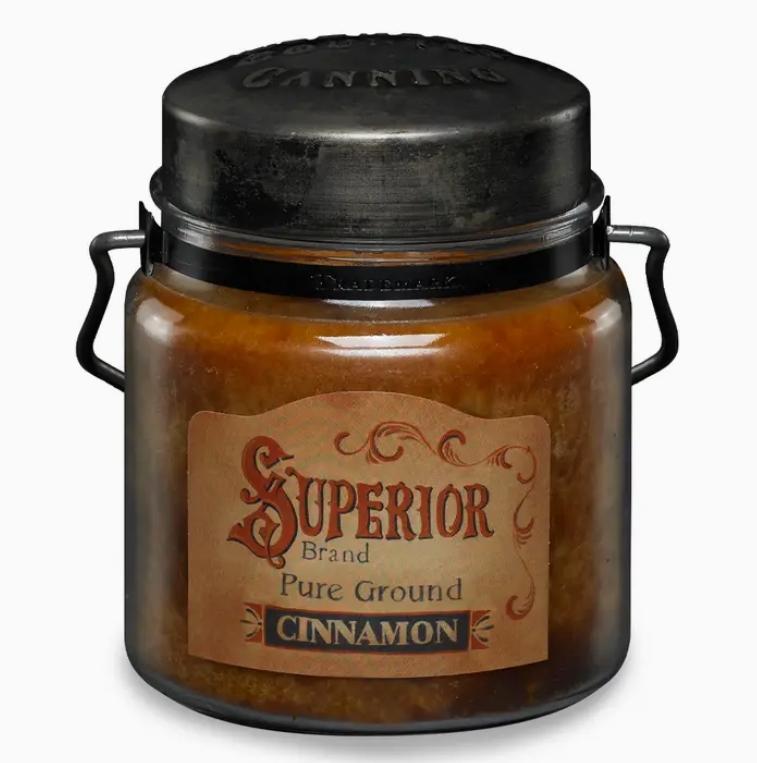 McCall’s Candles Classic Jar Candle-16oz-Cinnamon