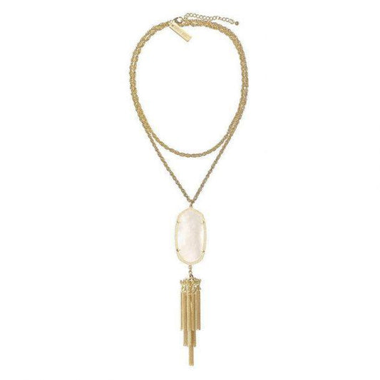 Kendra Scott Rayne Necklace in Ivory Mother of Pearl