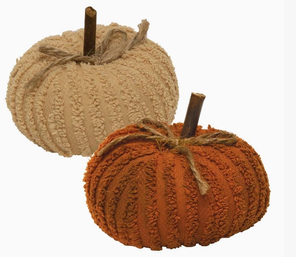 Mini Chenille Pumpkin Assorted