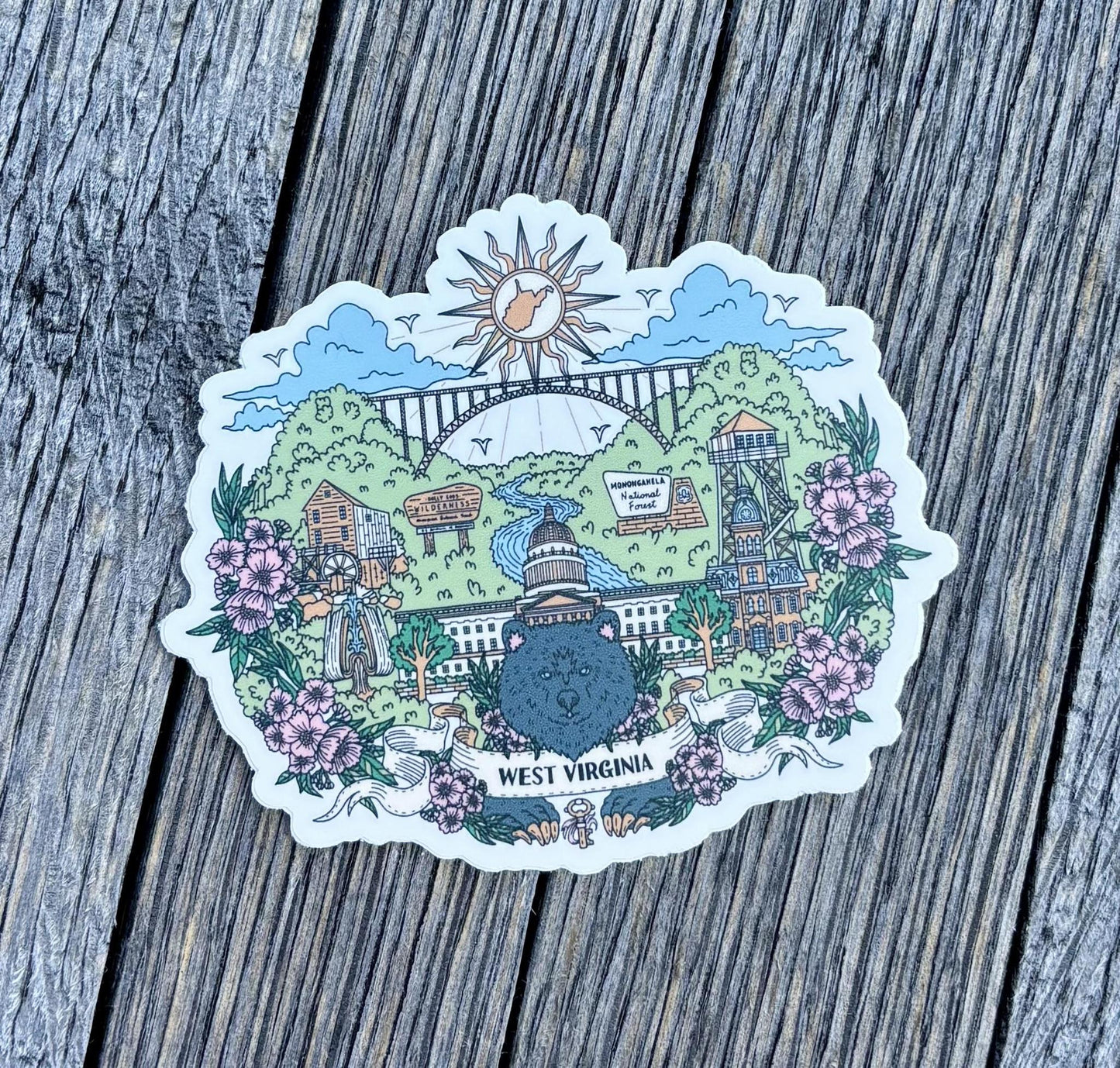 Key to Wv Sticker