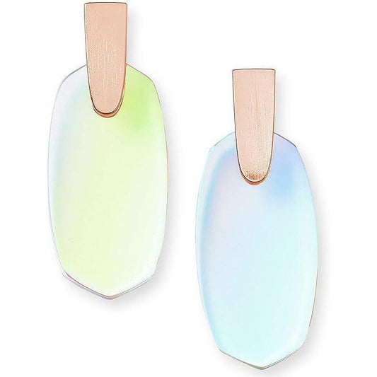 Kendra Scott Aragon Rose Gold Drop Earrings