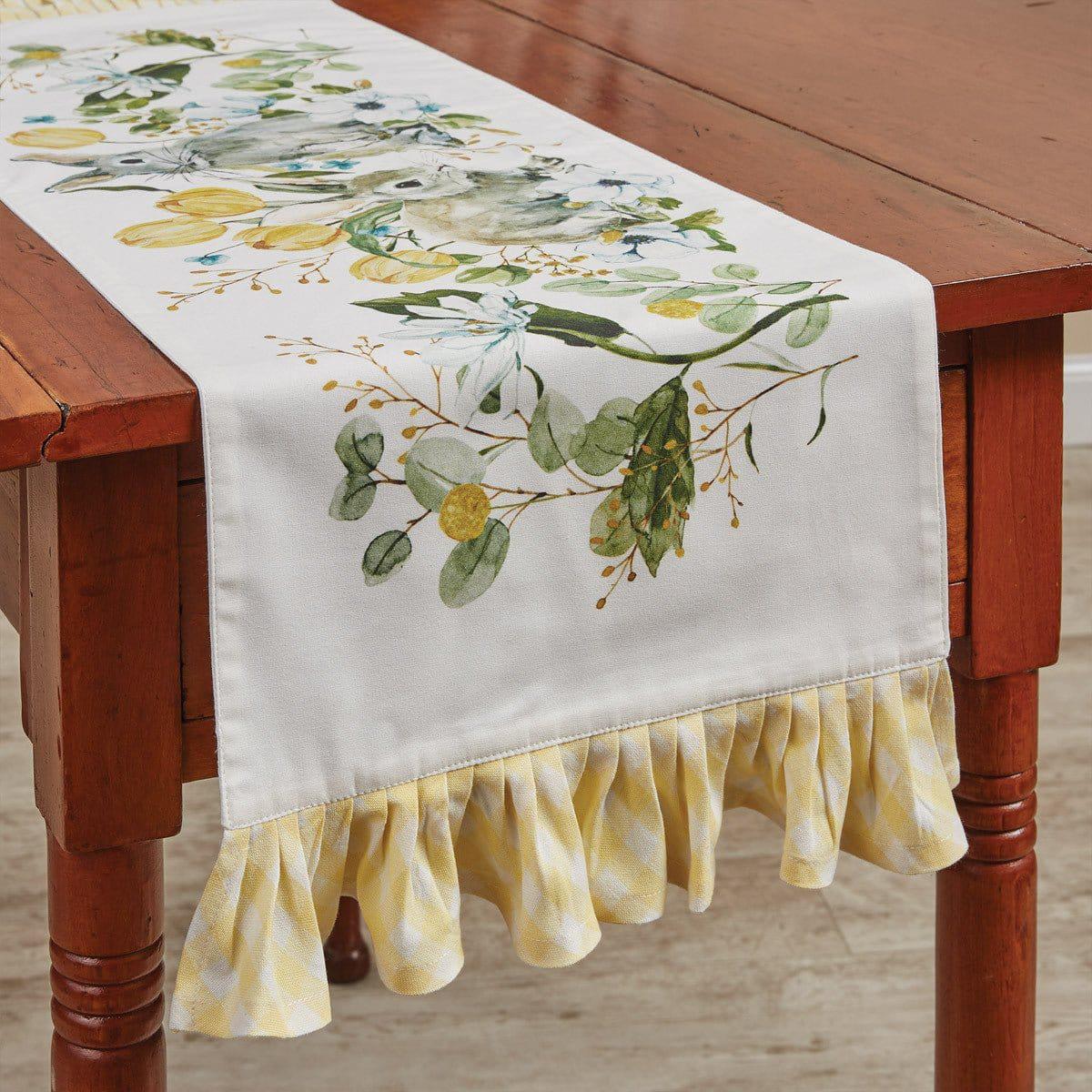 Park Design Forever Spring Ruffled Table Runner 42"