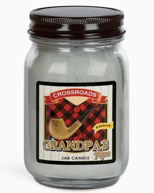 Crossroads Grandpa's Pipe - 12 oz. Pint Candle