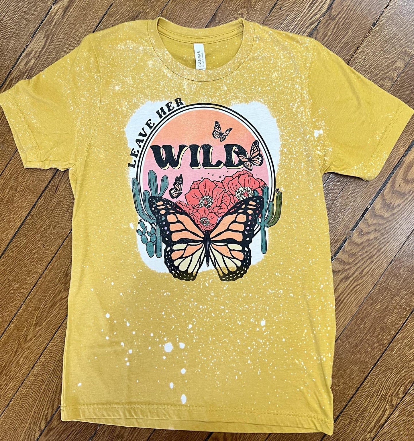 Leave Her Wild Tee (Gold)