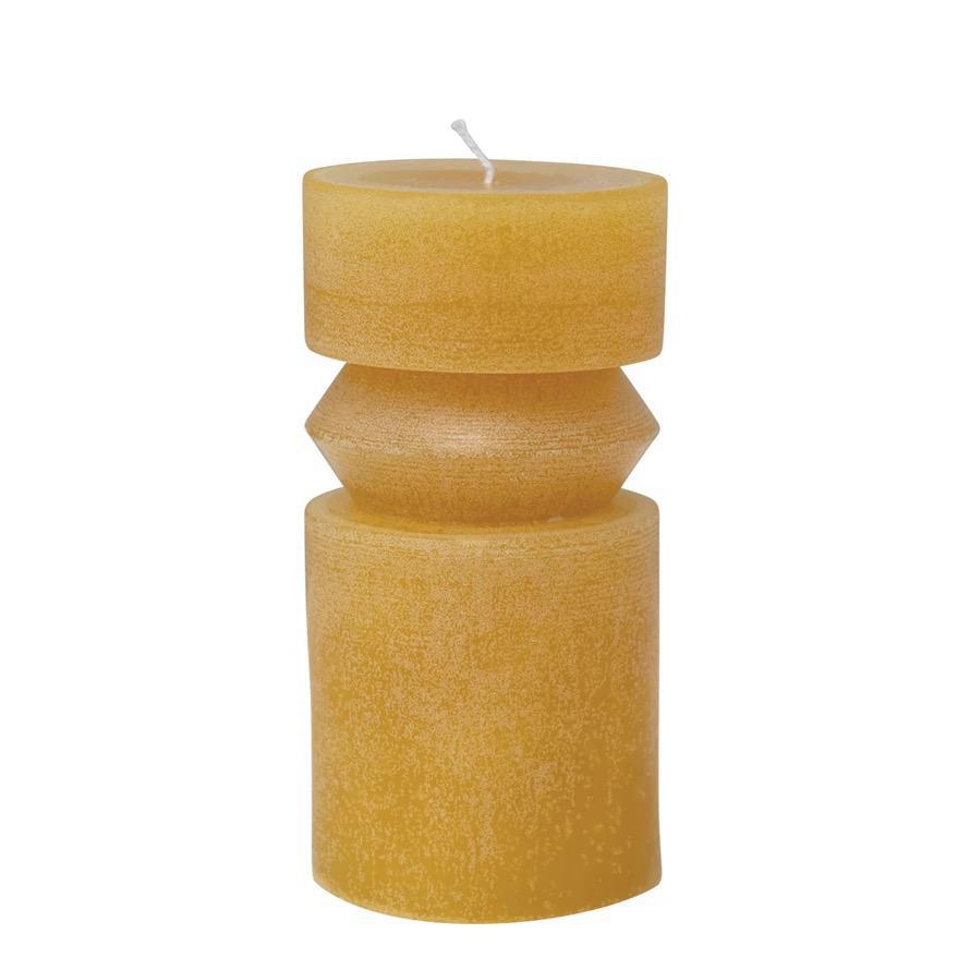 Unscented Totem Pillar Candle (Honey)