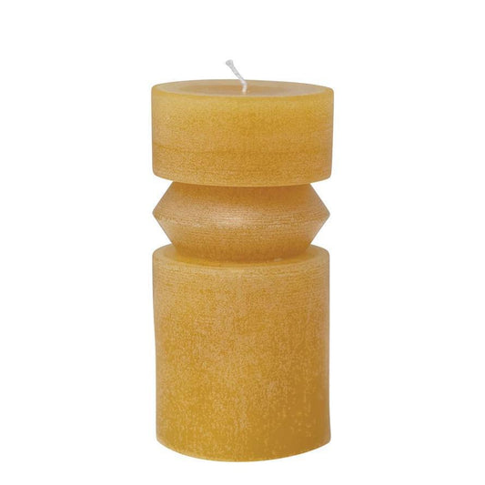 Unscented Totem Pillar Candle (Honey)