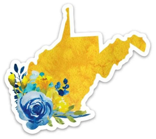 Blooming West Virginia Sticker