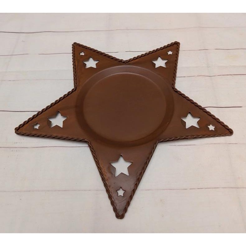 Star Plate - Rust