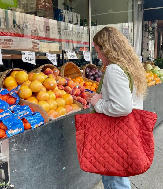 Large Reversible Nylon Tote
