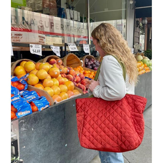 Large Reversible Nylon Tote