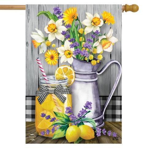 Lemonade Summer House Flag