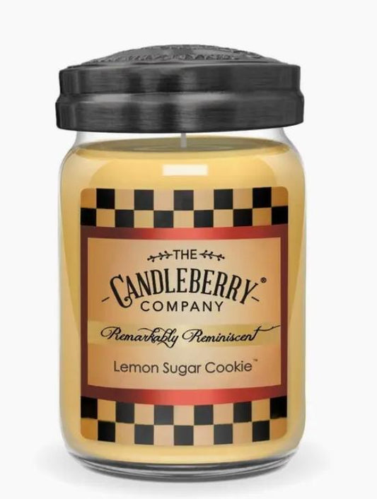 The Candleberry Company Lemon Sugar Cookie™, Large Jar Candle
