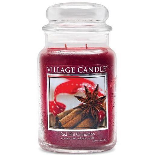Village Candle Red Hot Cinnamon Candle