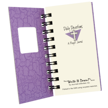 A Prayer Mini Journal – Eggplant