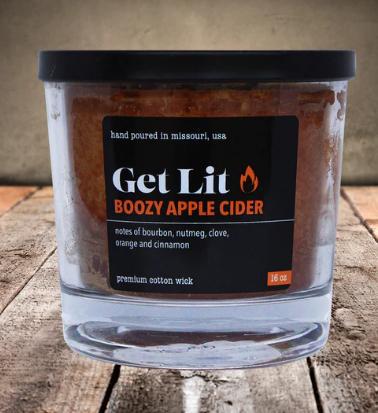 McCall's Boozy Apple Cider Get Lit Candle (16oz)