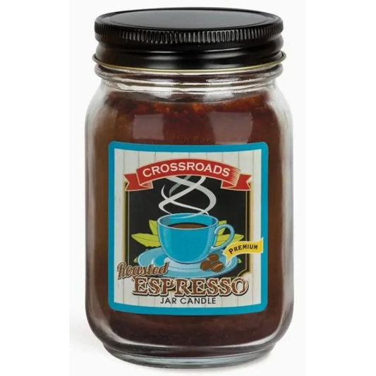 Crossroads Roasted Espresso - 12 oz. Pint Candle