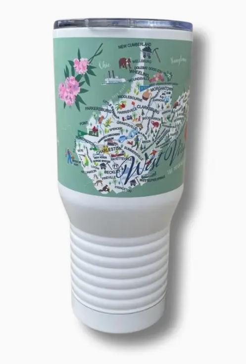 West Virginia 20-oz. Stainless Steel Tumbler