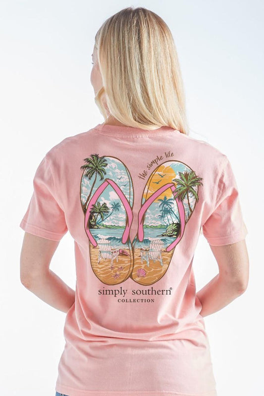 Simply Southern Short Sleeve Sandal Tee