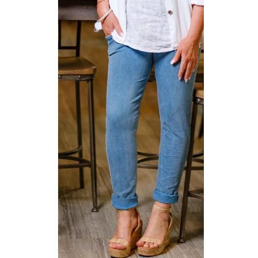 Tina Stephans Haley Stretch Tie Waist Pant