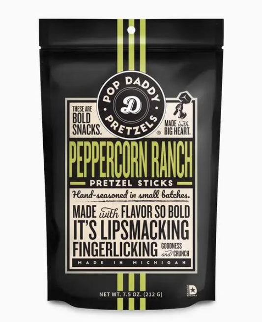 Pop Daddy Peppercorn Ranch Pretzel Sticks 7.5 oz