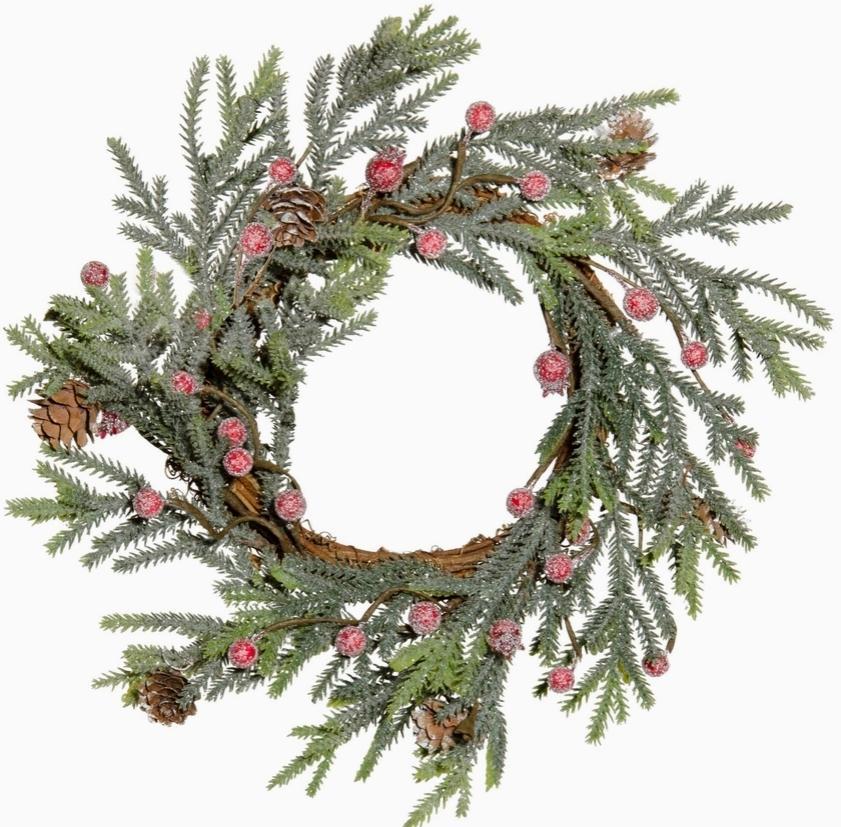 Mountain Pine with Berries Wreath