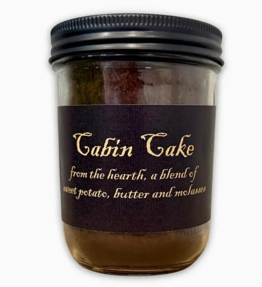 Black Label Cabin Cake Candle | 16oz Mason Jar