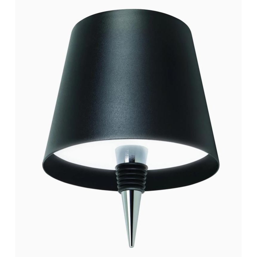 Wine Bottle Lamp - Black