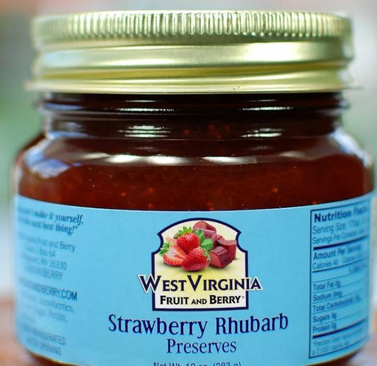 West Virginia Fruit & Berry Strawberry Rhubarb Preserves