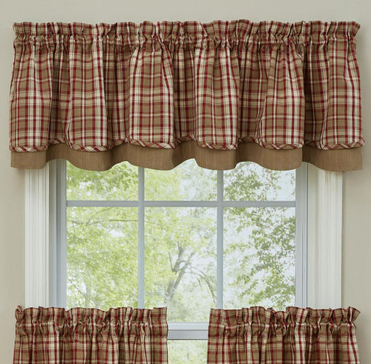 Cumberland Lined Layered Valance