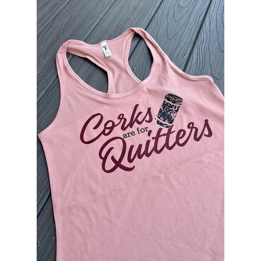 Corks are for Quitters Tank (Mauve)