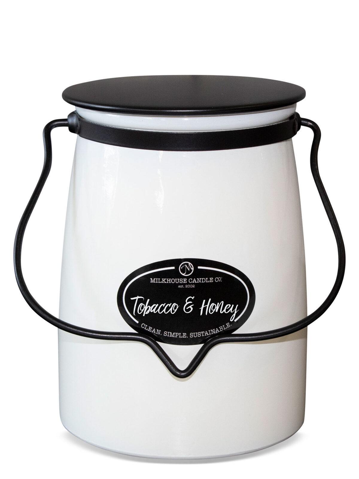 Milkhouse Candles Tobacco & Honey Butter Jar 22 oz