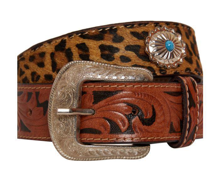 Myra Fanciful Hand-Tooled Leather Belt (S-4055)