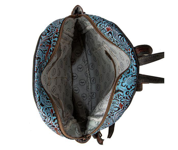 Myra Chisum Draw Hand-Tooled Bag (S-8014)